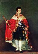 Portrait of Ferdinand VII of Spain in his robes of state Francisco de Goya